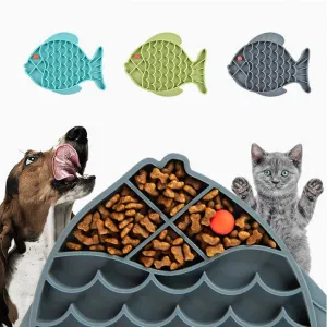 دروبشيبينغ الأسماك شكل سيليكون الكلب لعق. Dropshipping Fish Shape Silicone Dog Licking Toy