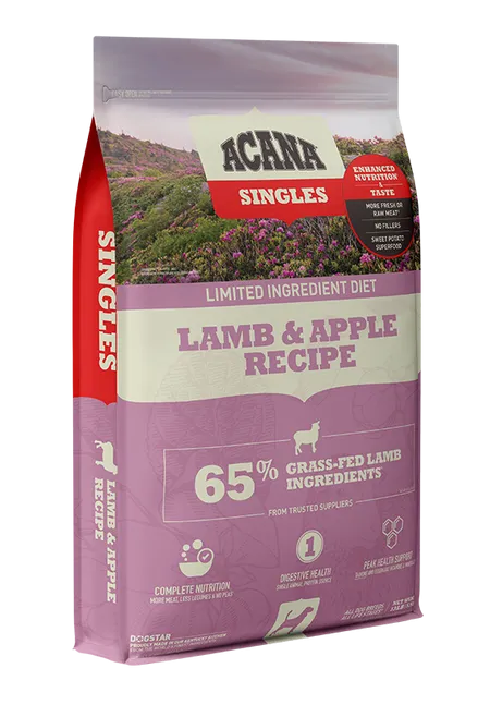 ACANA Singles Lamb & Apple Recipe Grain Free Dry Dog Food