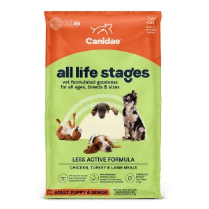 All Life Stages Less Active Dog Food Chicken/Turkey/Lamb 15Lbs.
