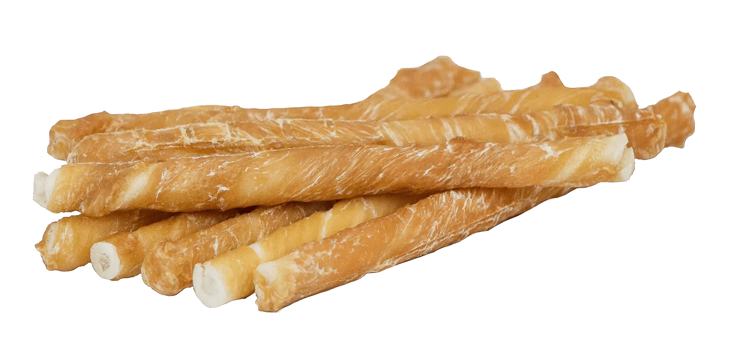 Chicken Wrapped Beefhide Dog Treats for Small Dogs