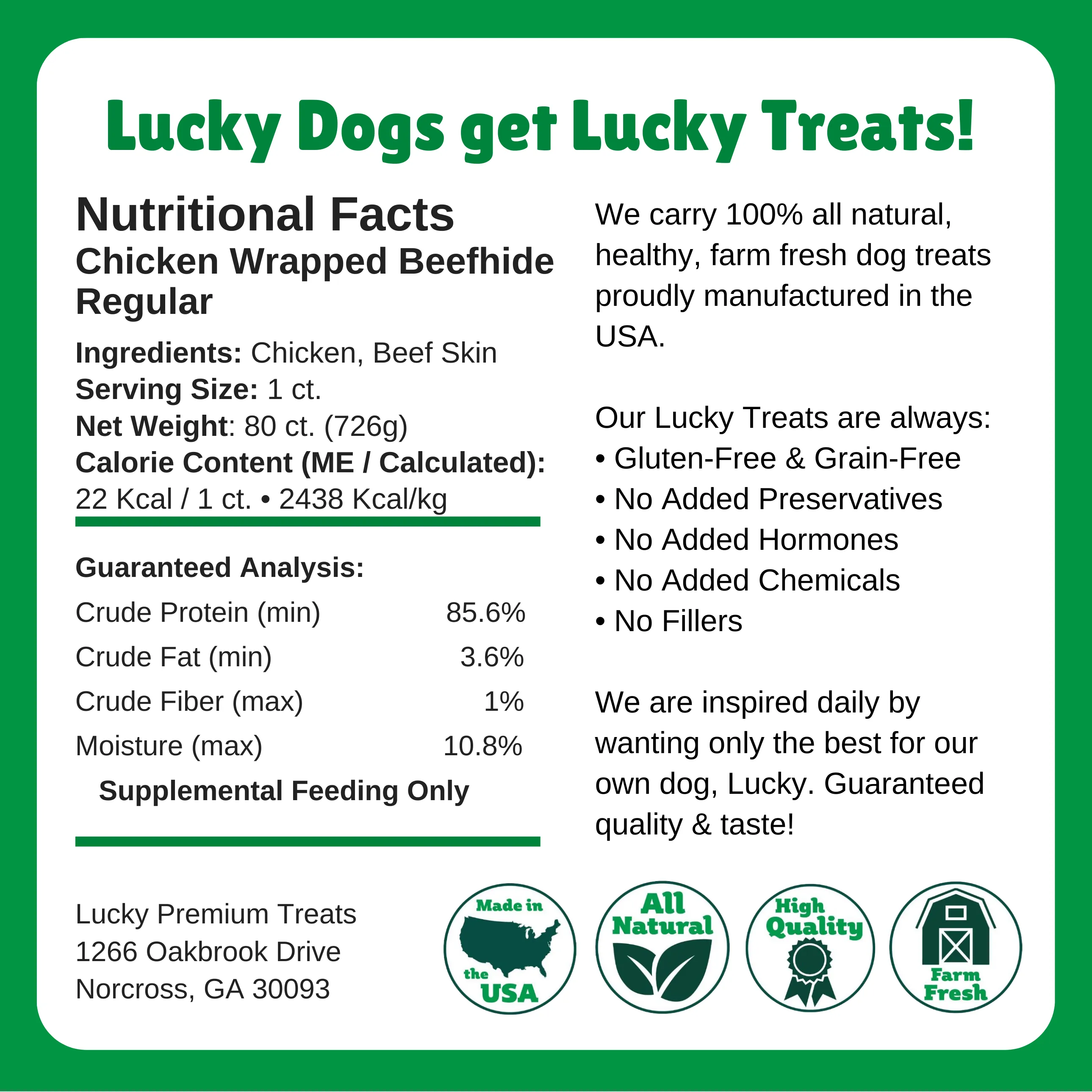 Chicken Wrapped Beefhide Dog Treats for Small Dogs