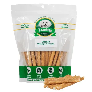 Chicken Wrapped Beefhide Dog Treats for Small Dogs