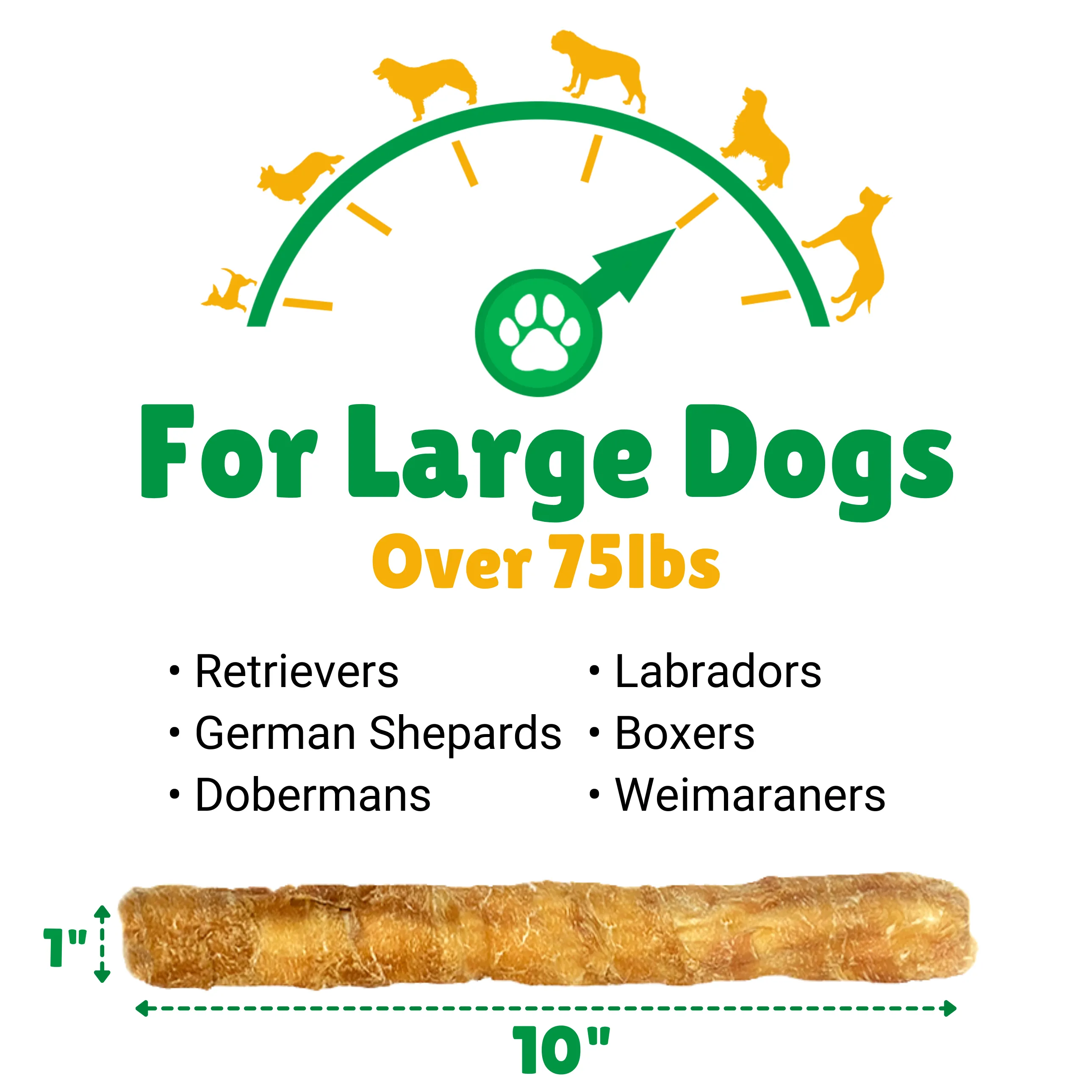 Chicken Wrapped Beefhide Dog Treats: Retrievers for Large Dogs