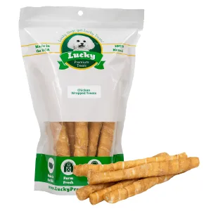 Chicken Wrapped Beefhide Dog Treats: Retrievers for Large Dogs