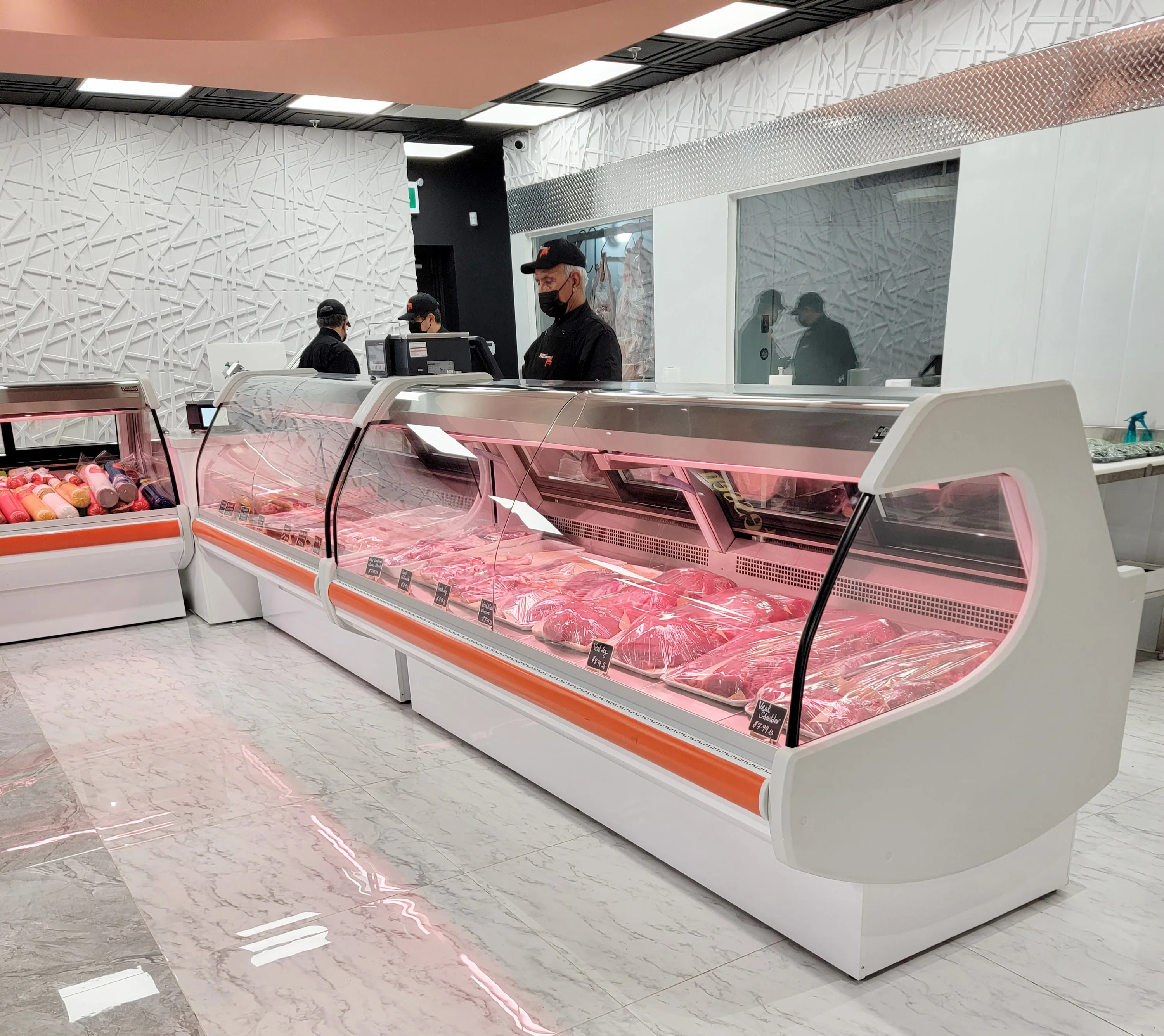 Deli Meat & Cheese Case, Sliding Back Door