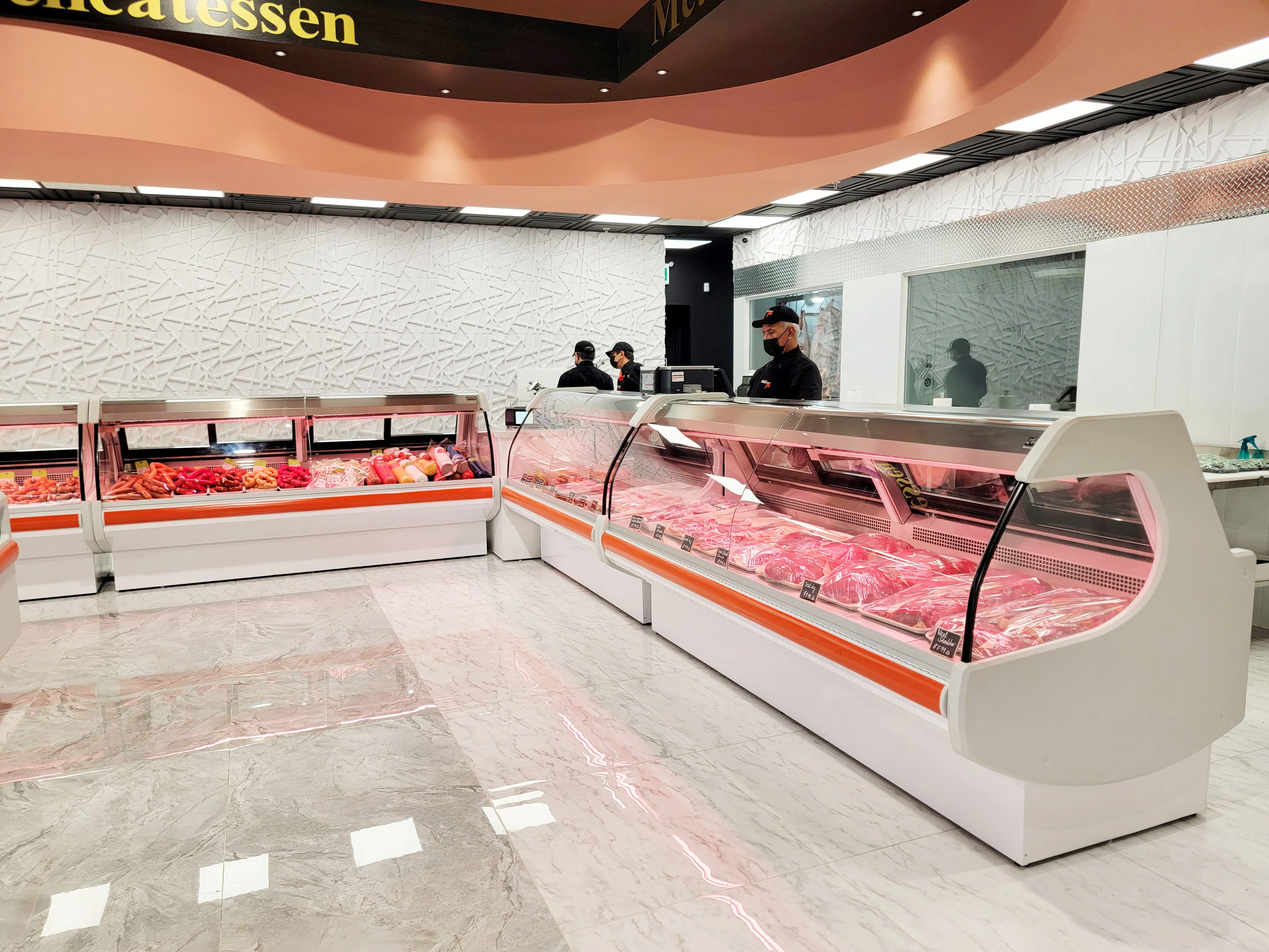 Deli Meat & Cheese Case, Sliding Back Door