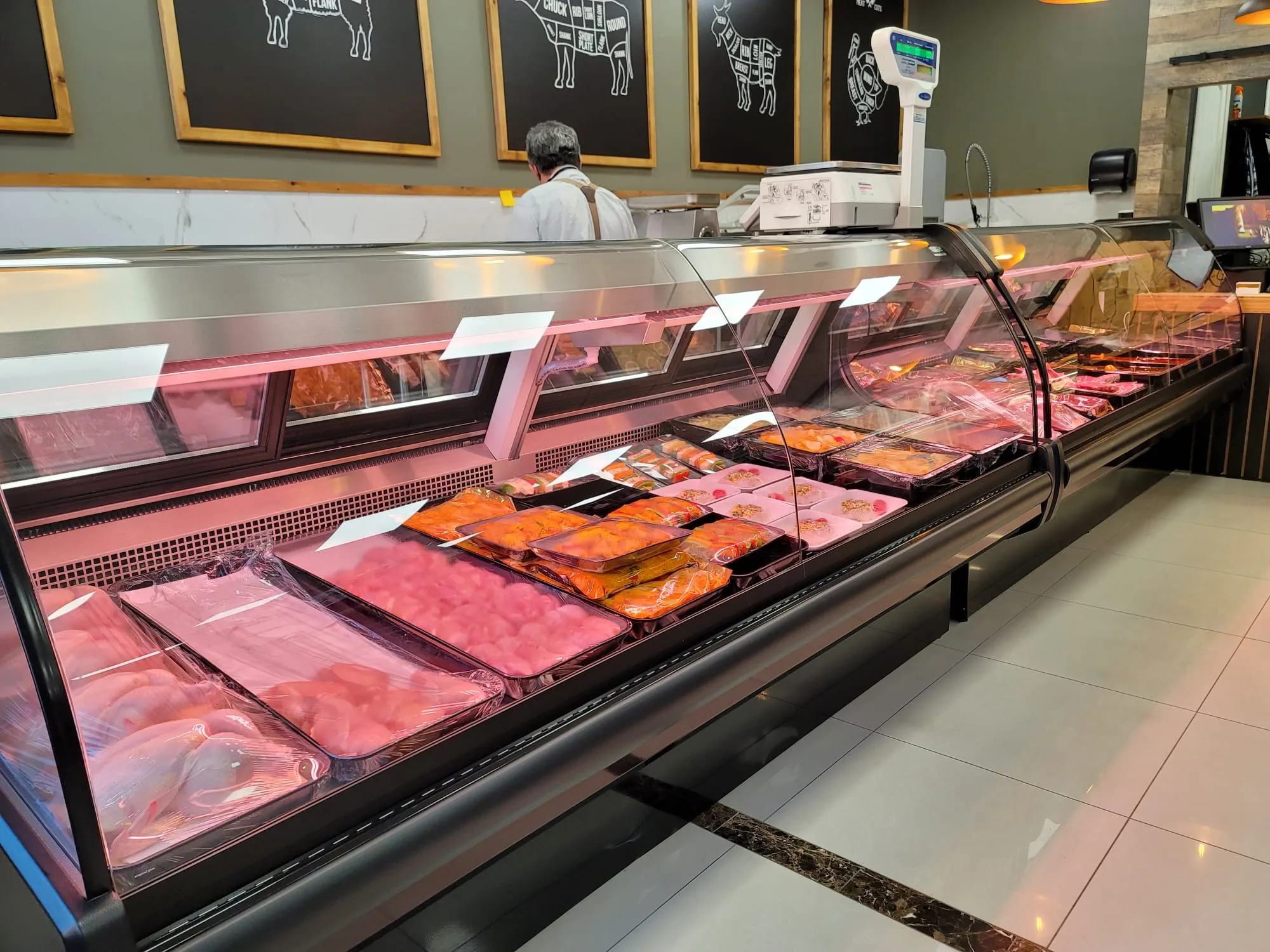 Deli Meat & Cheese Case, Sliding Back Door