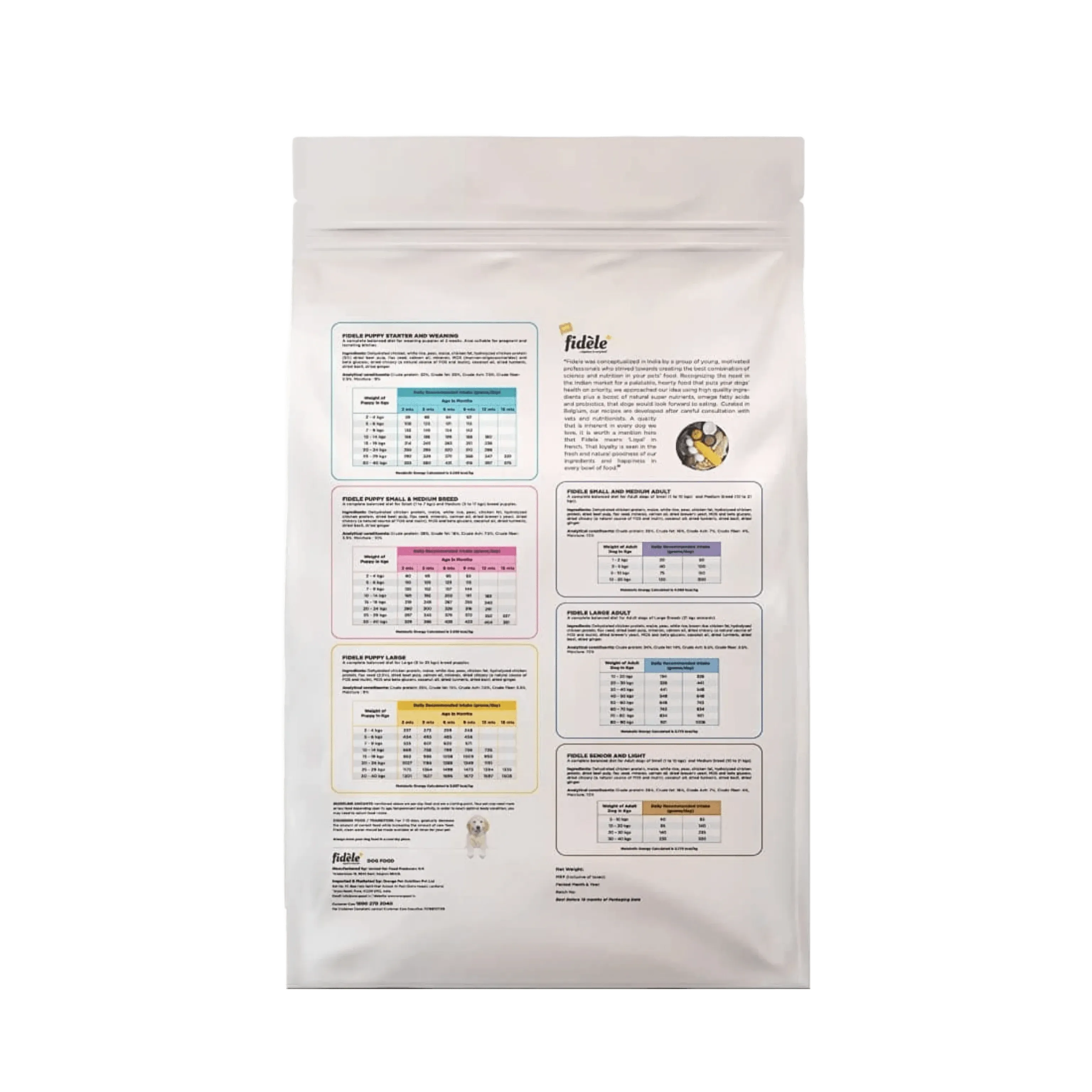 FIDELE PLUS ADULT LARGE DRY FOOD (L)