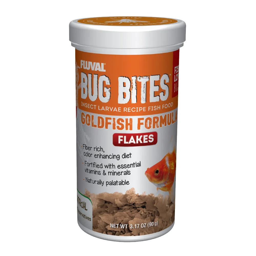 Fluval Bug Bites Goldfish Flake Formula