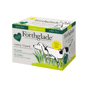 Forthglade Complete Meal Grain Free Adult Multicase Lamb and Turkey 12 x 395g