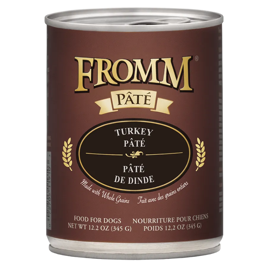 Fromm Gold Turkey Pate Canned Dog Food 12.2oz
