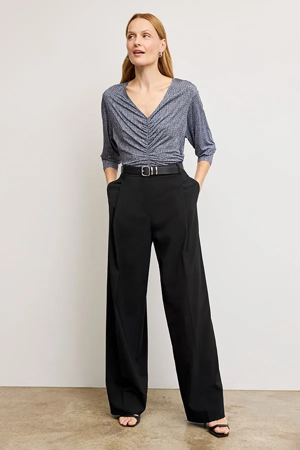 Harrison Wide Pleated Jean - Better Than Denim :: Black