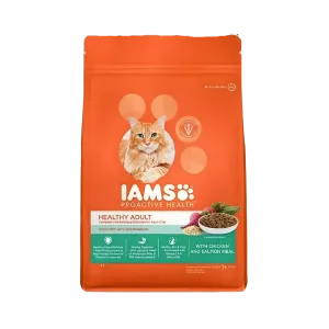 IAMS CAT CHIC & SALMON DRY FOOD (M)