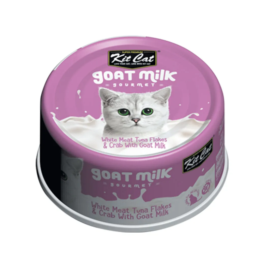 Kit Cat Wet Cat Food Gravy/Deboned Topper/Mousse/Goat Milk 80g Can Adult/Kitten KitCat Grain-Free