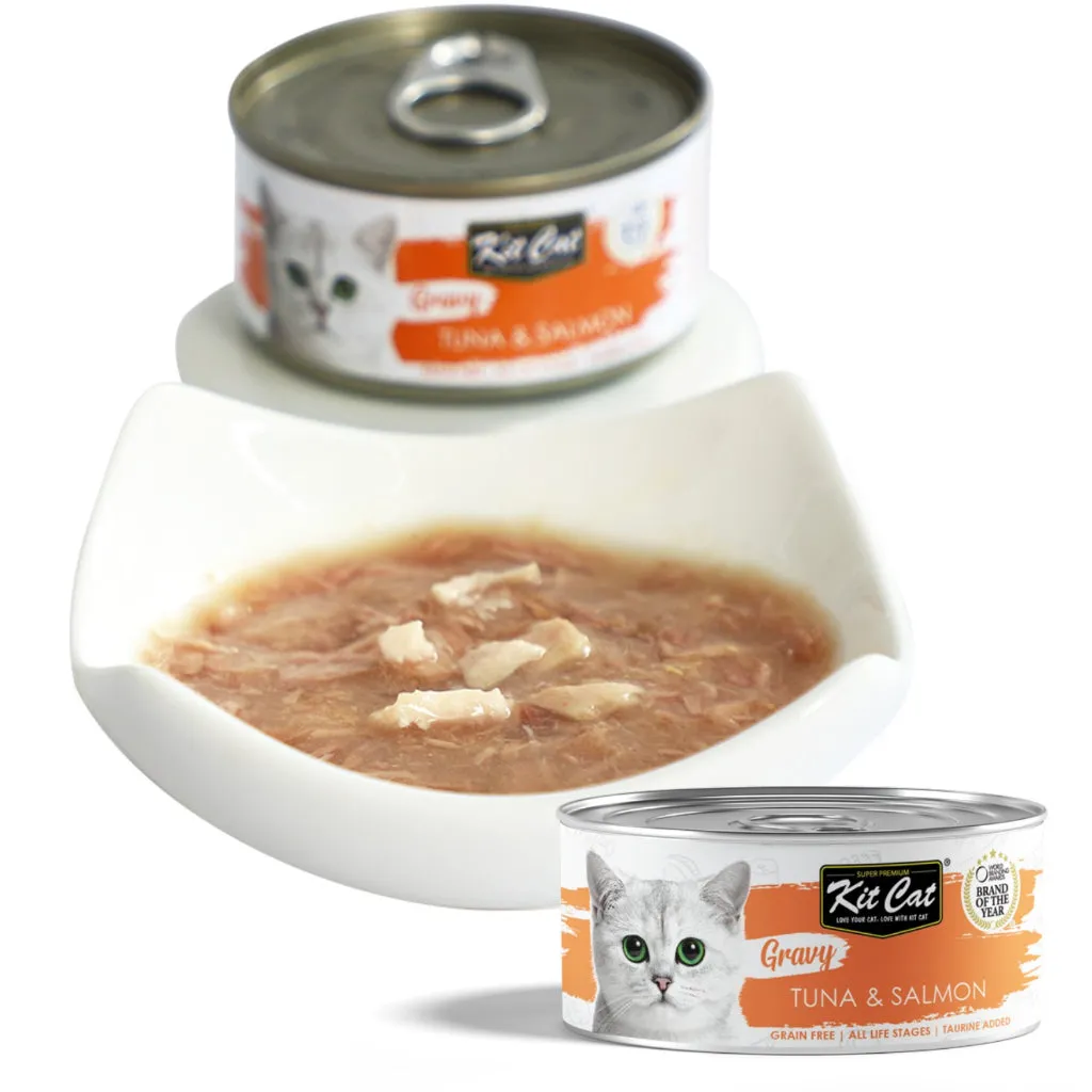 Kit Cat Wet Cat Food Gravy/Deboned Topper/Mousse/Goat Milk 80g Can Adult/Kitten KitCat Grain-Free
