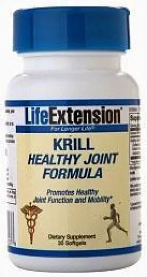 Life Extension Krill Healthy Joint Formula 30 Softgels