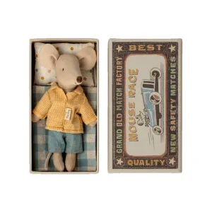 Maileg Big Brother Mouse in Matchbox Soft Toy
