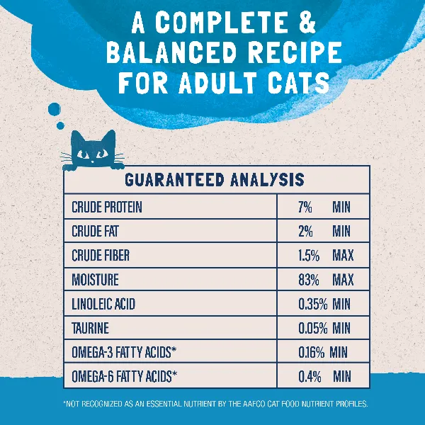 Natural Balance Platefulls Mackerel & Sardine Recipe Morsels in Gravy Cat Food Pouch