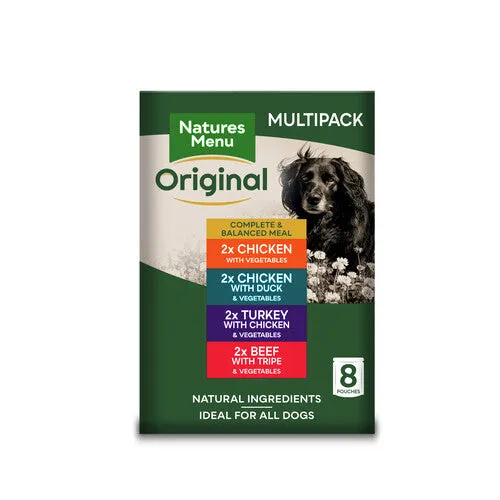 Natures Menu Dog Adult Multipack Pouches 8 x 300g