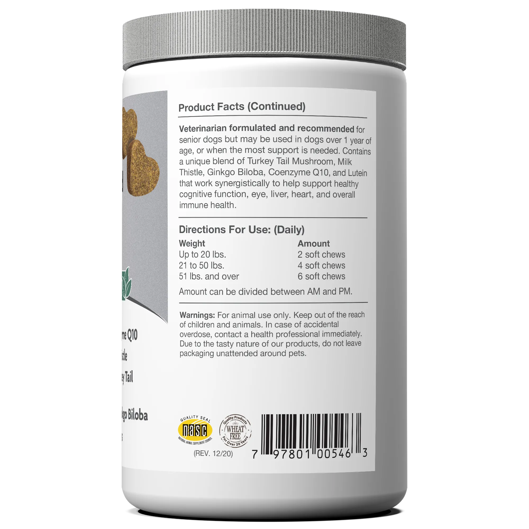 NaturVet Senior Advanced 5-in-1 Support