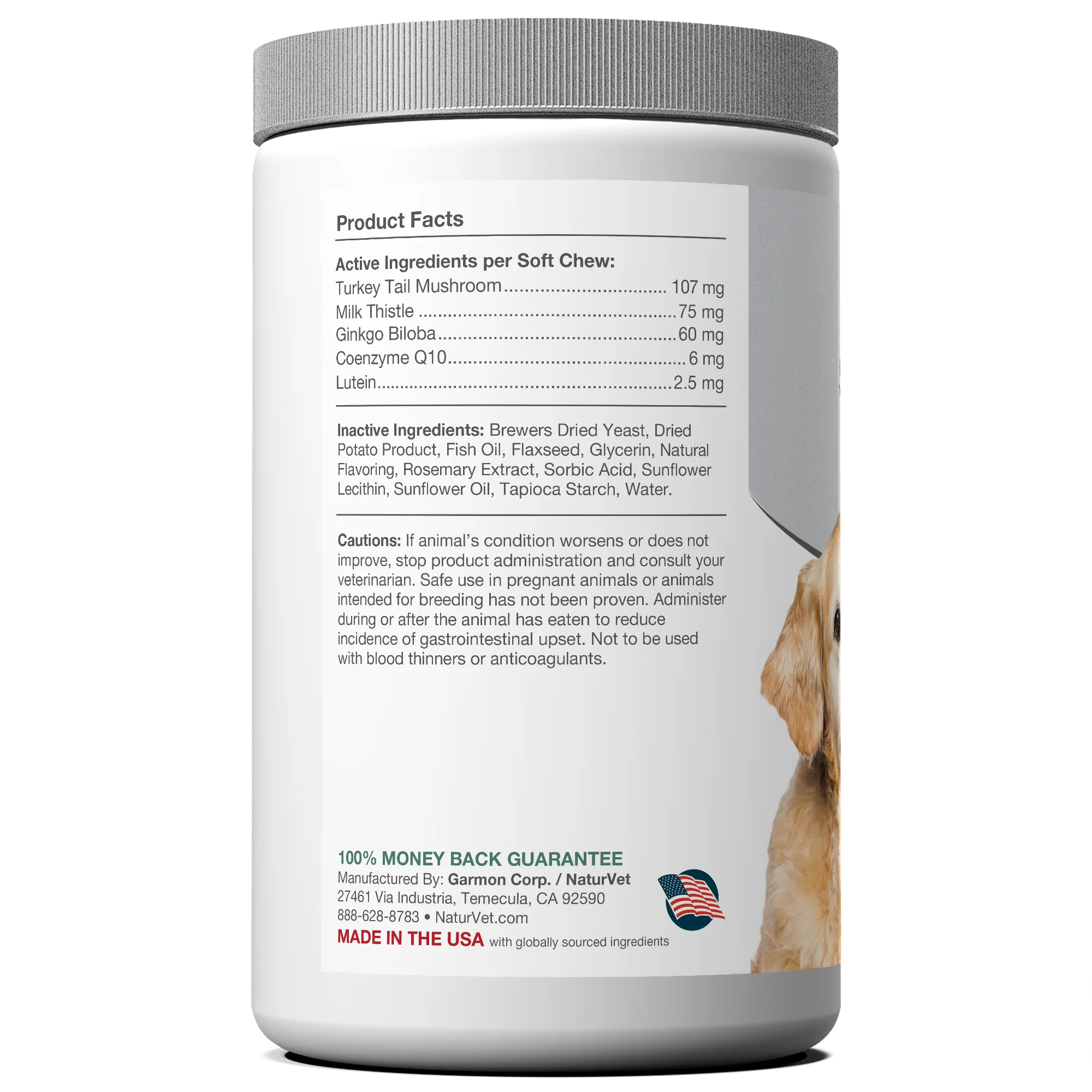 NaturVet Senior Advanced 5-in-1 Support