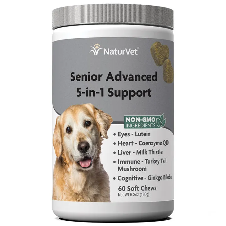 NaturVet Senior Advanced 5-in-1 Support