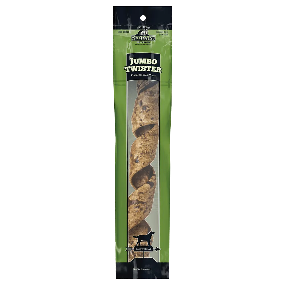 Redbarn Jumbo Twister Natural Dog Chew