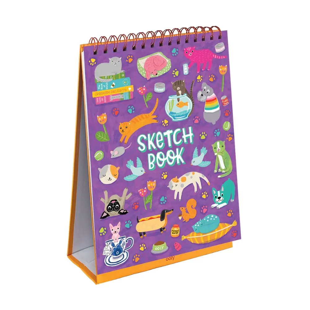 Sketch and Show Standing Sketchbook - Pets At Play