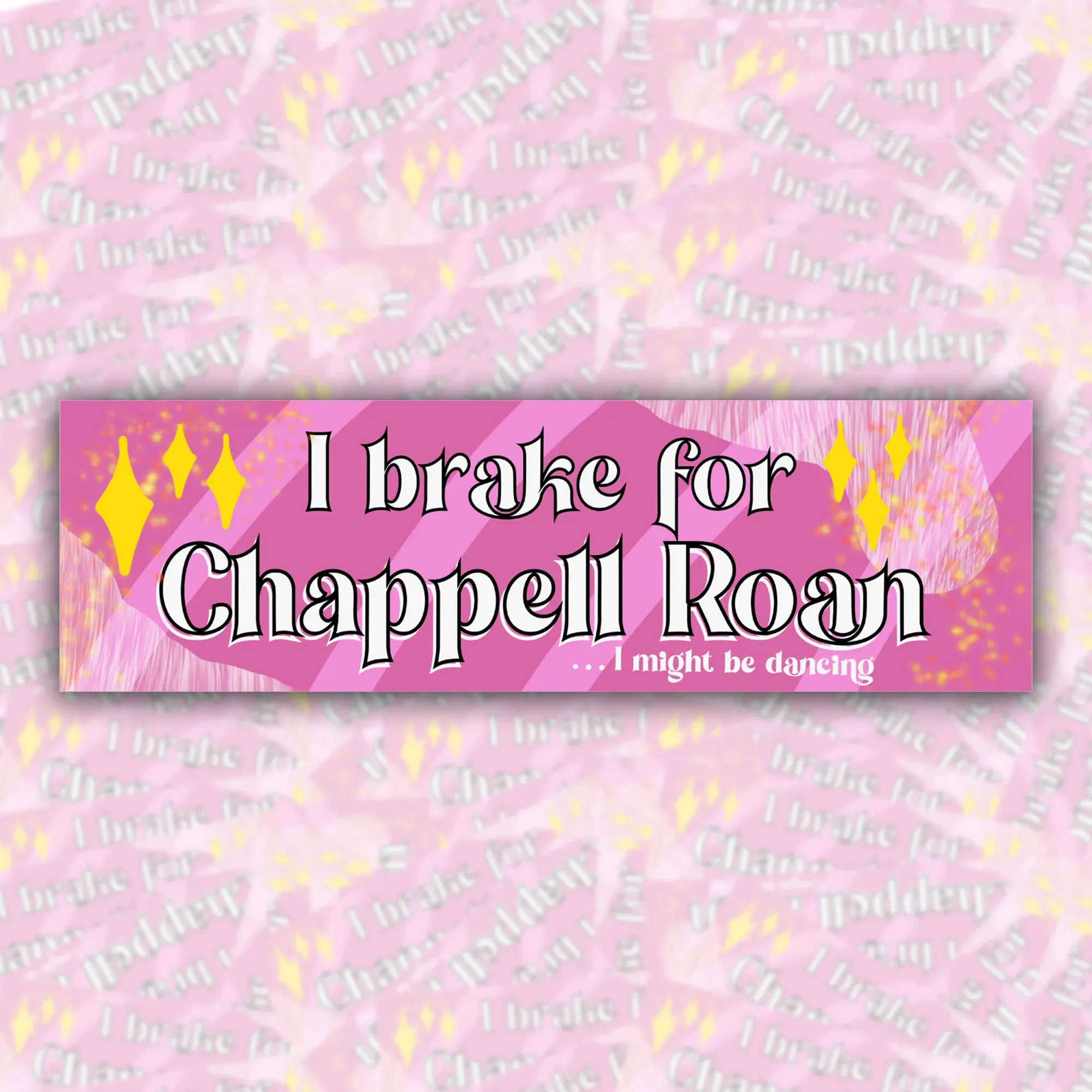 Sticker - I Brake For Roan