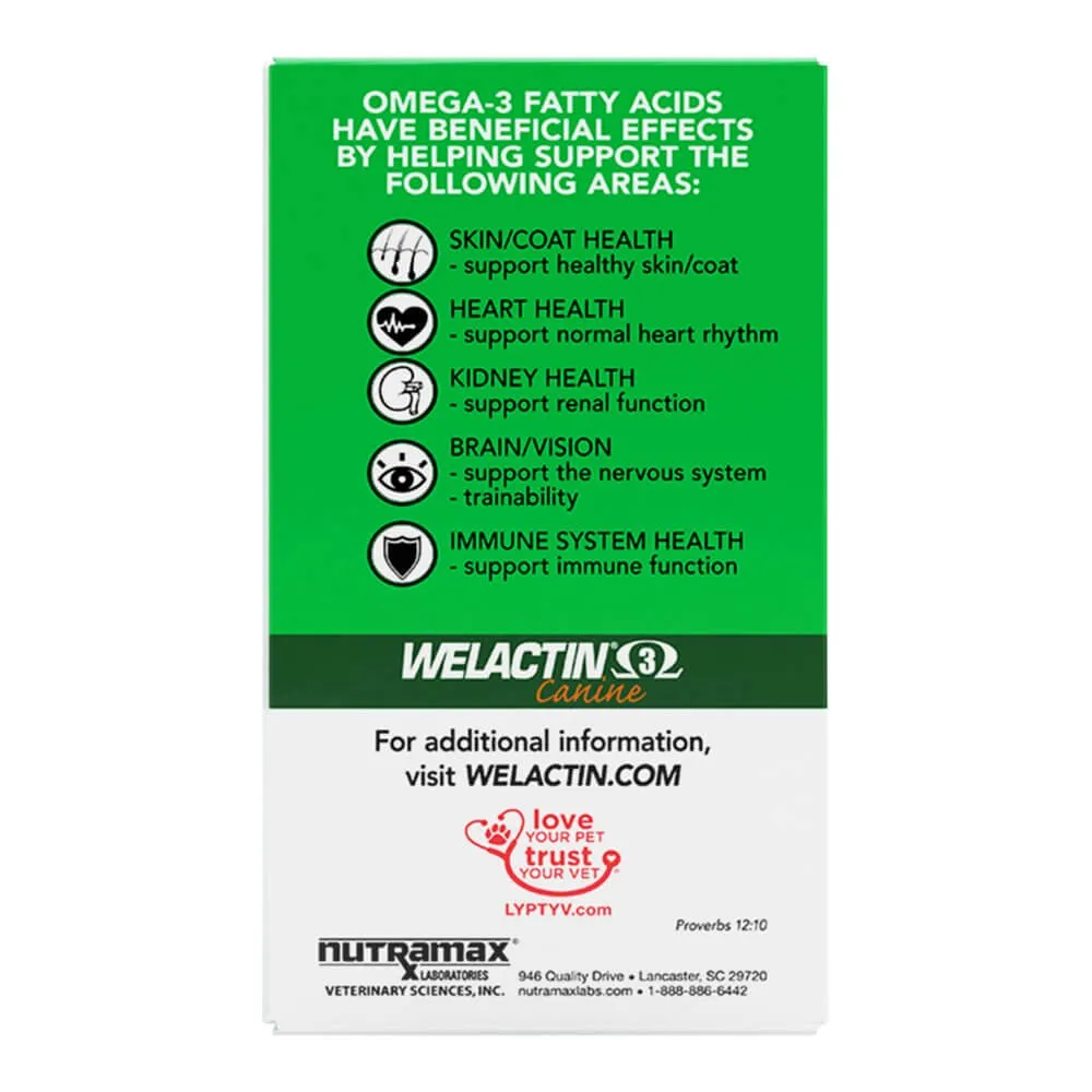 Welactin Canine Softgels, 120 count
