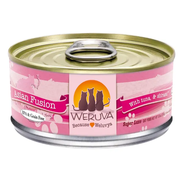 Weruva Classics Asian Fusion with Tuna & Shirasu Wet Canned Cat Food